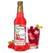 Jordan's Skinny Syrups Sugar Free Raspberry Mixer Gluten Free Kosher Keto 750mL