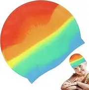 Silicone Swimming Hat for Adults | Intensive Training Hat | Water Sports Headgear for Pool, Beach, Flexible Non-Slip Swim Gear, Keeps Hair Clean