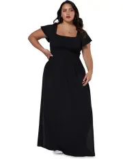 [Sunday in the City] Summer Rain Maxi Dress in Black