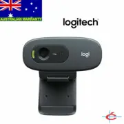 LOGITECH C270 Webcam 720p HD Video 3MP Camera Skype Built-in Mic USB Laptop PC