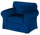 Velvet Pets Friendly Sofa Covers Custom Made Compatible for IKEA Ektorp Armch...