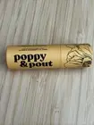 3)POPPY & POUT LEMON BLOOM 100% NATURAL LIP BALM FLOWER POWERED LIP CARE NEW!!!!