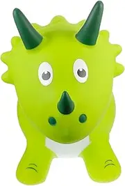 Sosoport Inflatable Dinosaur Ride Durable Indoor Jumping Bouncing Plaything for Fun Cartoon Design Safe and Easy to Use for Playtime and Decoration