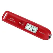 unbrand Durable Mini Digital Infrared Thermometer Handheld BBQ Pocket Temperature Pen Red