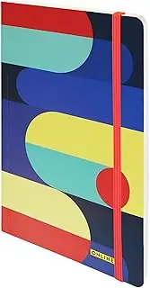 ONLINE Bullet Journal Pop Art, 120 g/m² FSC Paper, DIN A5, 144 Inner Pages, Dotted/Dotted, Notebook with Soft Cover and Elastic Band, Diary for Notes, Sketches, Lettering