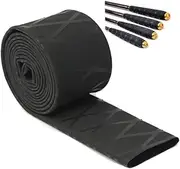 2pc Fishing Rod Grip Heat Shrink Tubing Fishing Rod Anti- Tube Heat-Shrink Tubing Racket Handle Grip Fishing Rods Insulation Handle Tube Handle Cover Without Handle