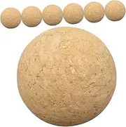GARIOUANS 7pcs Foosball Replacement Balls Cork Table Soccer Accessories for Authentic Gameplay Lightweight Mini Sports Balls for Adults Quick Setup for Table Football Games