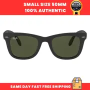 Ray-Ban Sunglasses RB4105 601S Matte Black Square Green Non-Polarized 50mm