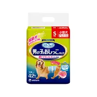 在飛比找DOKODEMO日本網路購物商城優惠-[DOKODEMO] 小便尿布尺寸S 42片莊園硬件男孩