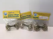 Vtg Knorr German Ilex Berry Flowers 7mm Gold Lot of 3 Schone Dinge Ilexberre