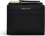 [RADLEY] London Liverpool Lane Protect Small Bifold Purse for Women, with RFID Protective Lining in Smooth Leather, Black