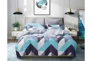 Kian Queen Size Bed Quilt/Doona/Duvet Cover Set