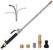YunGuoGuo 39'' High Pressure Washer Hose Attachment Jet Nozzle, Flexible Hose Nozzle, Cleaning Tool for Gutter, Patio, Car, Pet, Window Glass, Black