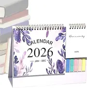 2026 calendar, 2026 with planner, fashionable, 12 month office, monthly planner, large, ruled, task list, schedule book, home, school