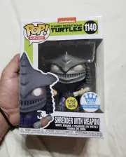 FUNKO POP Ninja Turtles SHREDDER WITH WEAPON GITD SHOP EXCLUSIVE 1140 TMNT