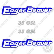 Fits Eager Beaver 35 GSL Decal Kit Trailer - 7 YEAR OUTDOOR 3M VINYL!