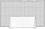 Soccer Backstop Net, Football Practice Rebounder, Heavy Duty Training Equipment for Outdoor Garden, Backyard, School Sports Drills and Ball Control, Nylon 3x6m