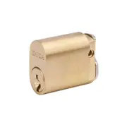 Zanda 31.2mm Satin Brass Oval Cylinder 6 Pin