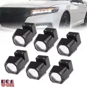 6X 1.5" inch Mini Bi LED Projector Lens 6000K Headlight Hi-Lo Universal Retrofit