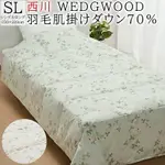 【領券滿額折100】 日本製 西川 NISHIKAWA X WEDGEWOOD 春秋用 羽絨被 (2色)-150 X 210CM