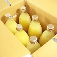 在飛比找樂天市場購物網優惠-【鮮果日誌】日本青森縣100%蘋果汁(日本原裝進口6入玻璃瓶