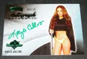 2014 Benchwarmer KAYLA COLLINS Hockey #69 Green Foil Auto/10 PLAYBOY Playmate