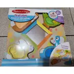 MELISSA & DOUG FIRST PLAY TOUCH & FEEL PUZZLE 觸摸學習12M+