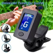 Chromatic Guitar Tuner Violin Ukulele Bass LCD Electronic Digital Clip on AUS