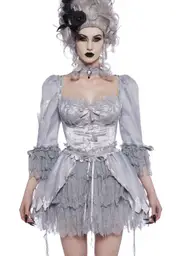 [Trickz N' Treatz] Cake Queen Premium Costume Set - Ghost