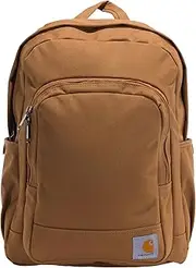 CARHARTT Essentials Backpack with 17-inch Laptop Sleeve for Travel, Work and School, Carhartt Brown