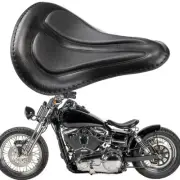 Black Motorcycle Solo Seat 3" Spring Mount Kit For Harley Chopper Bobber