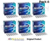 Nicotinell Gum Mint 2mg of 204 Pieces Pack of 6 Exp= 07-2026