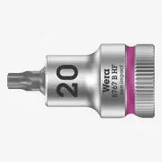 Wera 003061 3/8" Drive Zyklop Torx Bit Socket with Holding Function T20