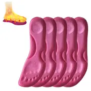 5 Pairs Constant Temperature Heated Insoles Memory Foam Arch Support Shoe Pads