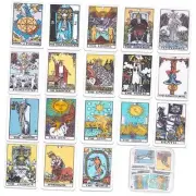 1 Box 18 Styles Tarot Charms Tarot Card Charms Tarot Charm Bulk Acrylic Lucky