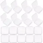 30 Pcs Plastic Transparent Stackable Tool Boxes Lids Travel