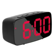 Digital Alarm Clock Bedside,Red LED Travel USB Desk Clock with 12/24H Date3469