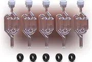 5 x Airlock S-Bubble Type with Free Grommets