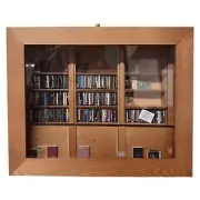 Miniature Bookshelf Stress Reliever Wooden Library Tiny Library Wooden Bookshelf