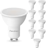[FEILEMAN] GU10 LED Bulb Spotlight Warm White 9W 3000K, GU10 Spot 120° Beam Angle Not Dimmable 806LM 220-240V Reflector Lamps Replaces 80W Halogen Bulbs, Ceiling Recessed Lighting Pack of 10
