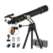 Telescope, 90mm Aperture 700mm - Vertisteel AZ Mounting Base, High Power Tele...