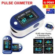 Professional Finger Pulse Oximeter Blood Oxygen Saturation Heart Rate Monitor gg