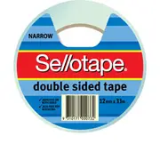 Sellotape Double Sided Tape, 12 mm X 33 Metres, Each