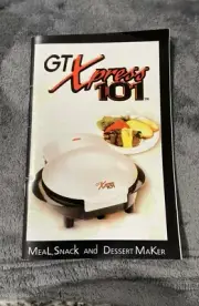 GT Xpress 101 Sandwich Maker Breakfast Cooker Model 08-03309 Electric Toaster