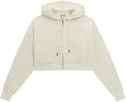[GUESS] Casual Go Rhinestone Cross Hoodie, Women's