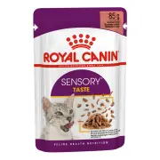 Royal Canin Sensory Taste In Gravy Adult Pouches Wet Cat Food 85 Gms 12 Pack