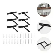 6 Sets Wall Fixing Bracket Floating Shelves Brackets Shelf Blind