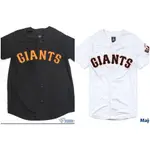 DODO_SPORT＊MLB 美國大聯盟MAJESTIC 舊金山巨人隊 SF GIANTS棒球衣(黑)快排材質