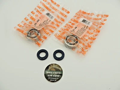 OEM Stihl crankshaft bearings with seals for MS270 MS271 MS280 MS291 MS311 MS391