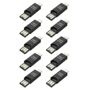 10X USB 3.1 Type C USB-C to Micro- TF Card Reader Adapter for PC Cellphone D9L4